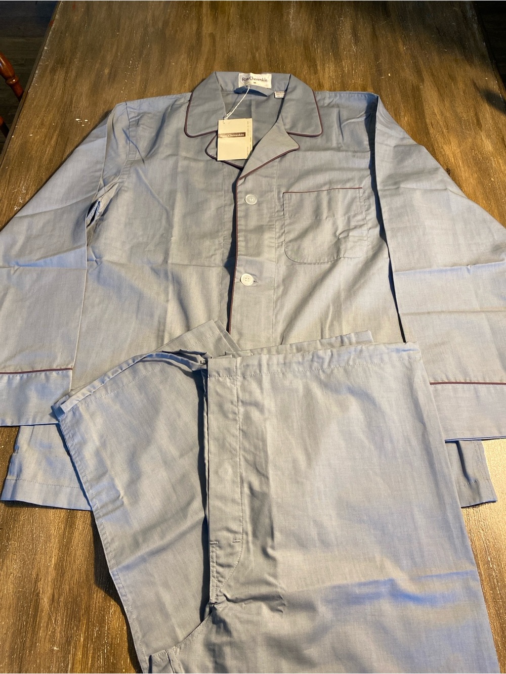 Men's vintage Ron Chereskin 2 piece Pajama set Size M NWT